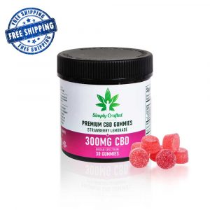 300mg CBD Gummies Strawberry Lemonade